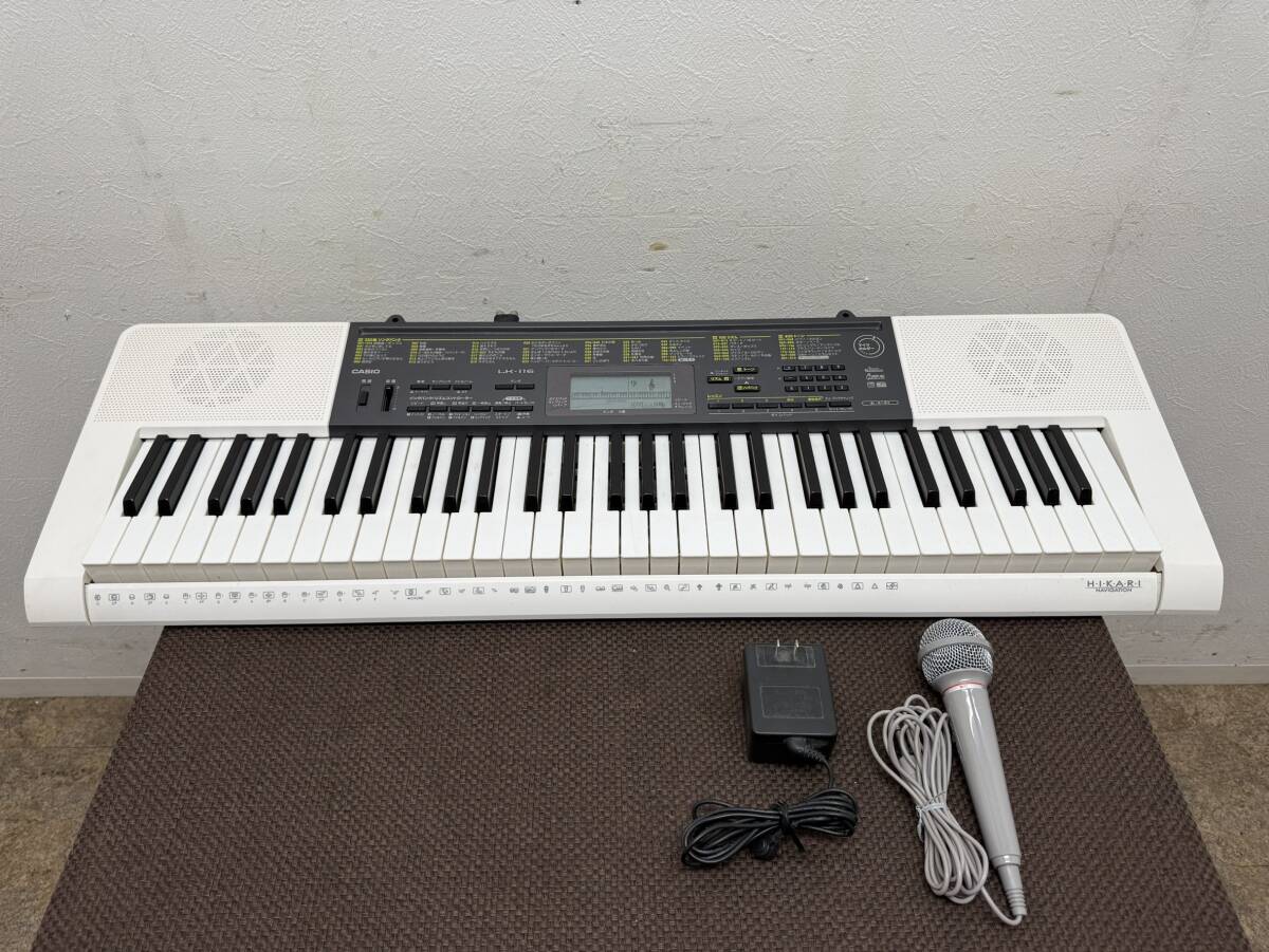 カシオ　CASIO　電子キーボード　光ナビゲーション　６１鍵盤　LK-116