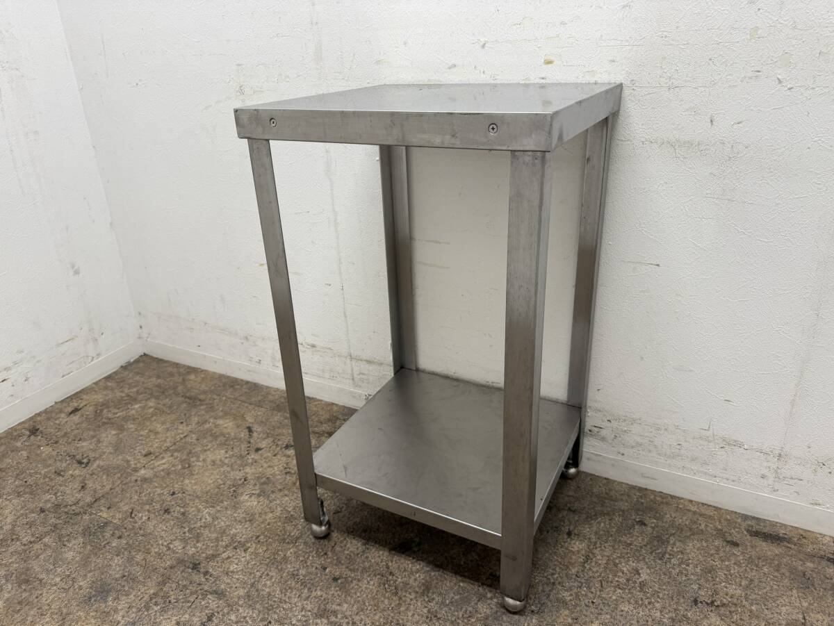 ステンレス　業務用　作業台　厨房　飲食店　W４５０ｘD４２０ｘH８００ｍｍ