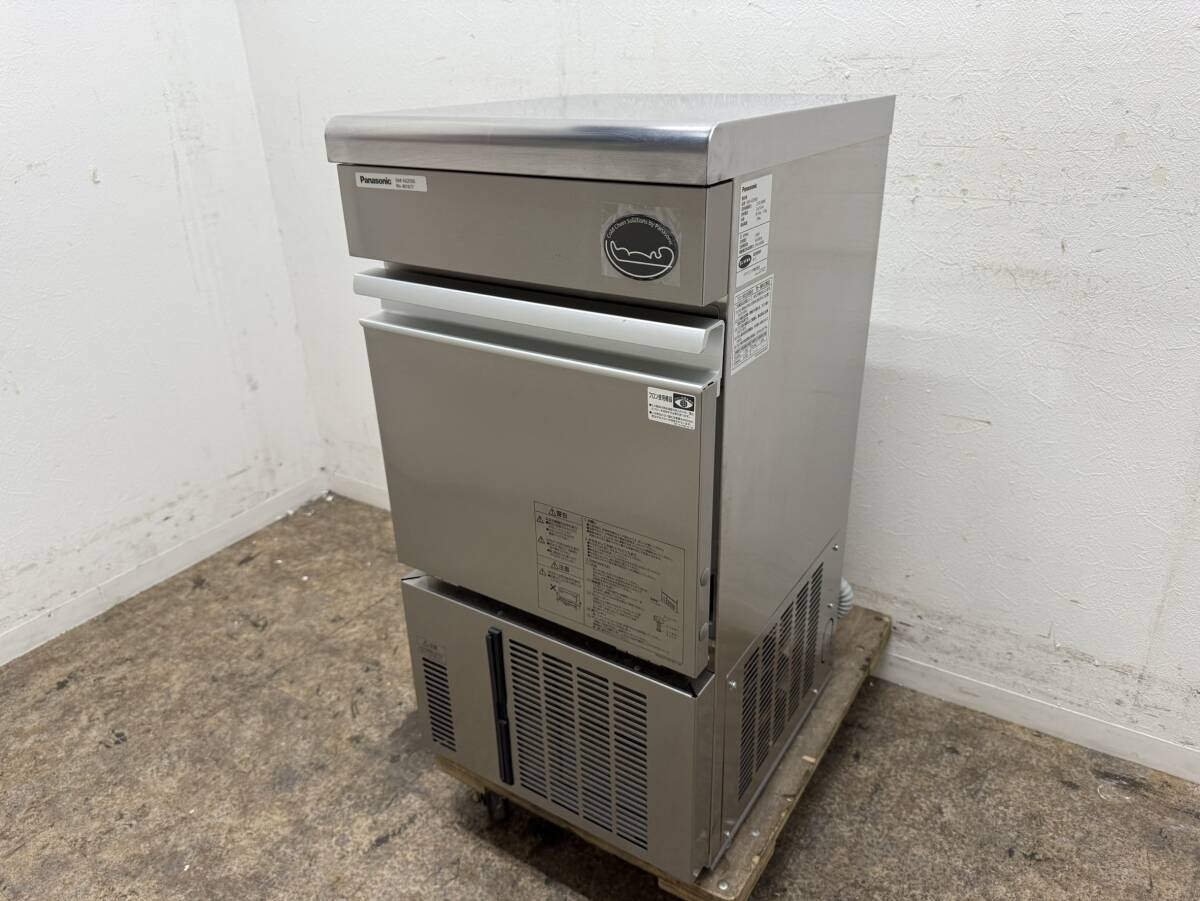 美品　パナソニック　Panasonic　業務用　全自動製氷機　キューブアイス　２０２４年製　厨房　飲食店　SIM-AS2500