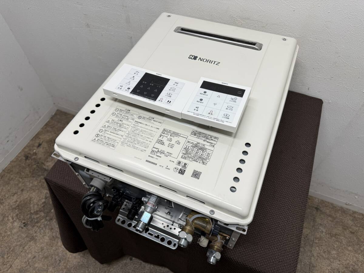ノーリツ　NORITTZ　ガス給湯器　都市ガス　リモコン付き　２０２２年製　SRT-１６６０SAWX-2　７